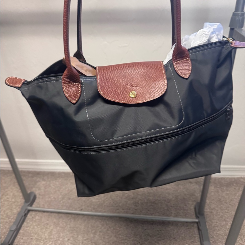 Longchamp Le Pliage Nylon Large Shoulder Bag Tote Travel Bag